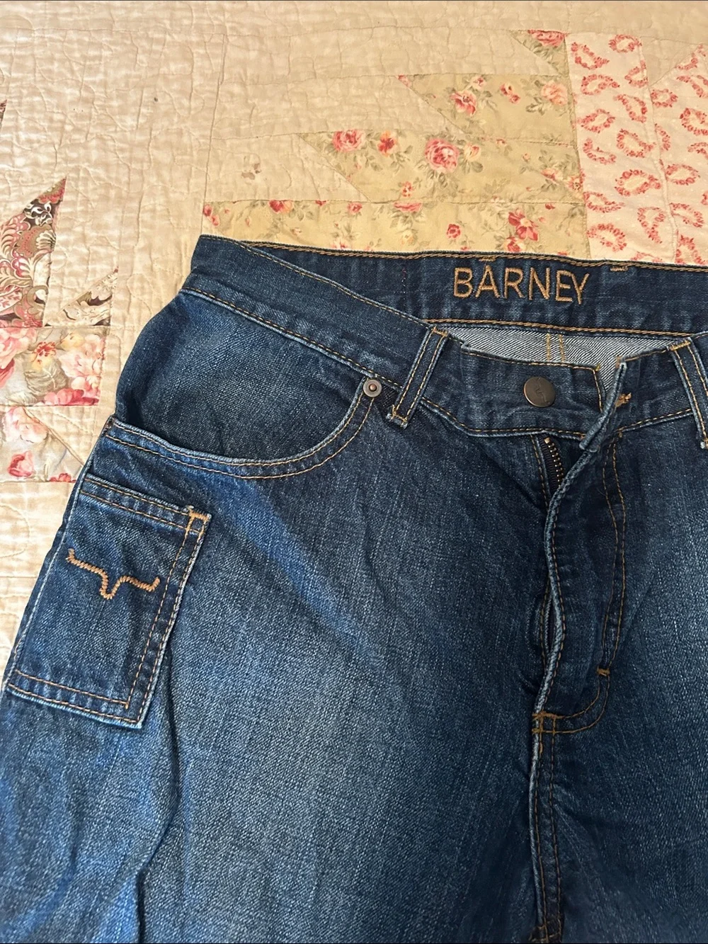 Kimes Ranch Men’s Dark Blue Bootcut Jeans